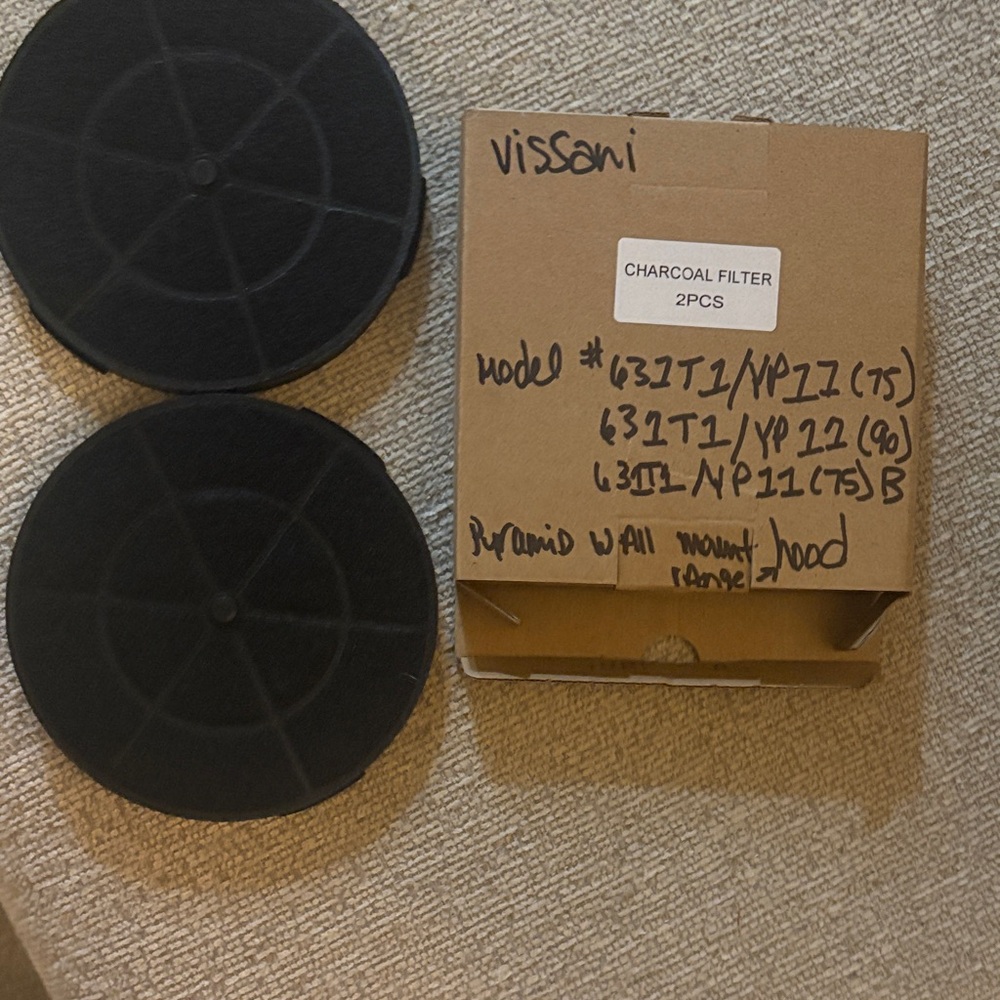Vissani Charcoal Filter 2-Pack